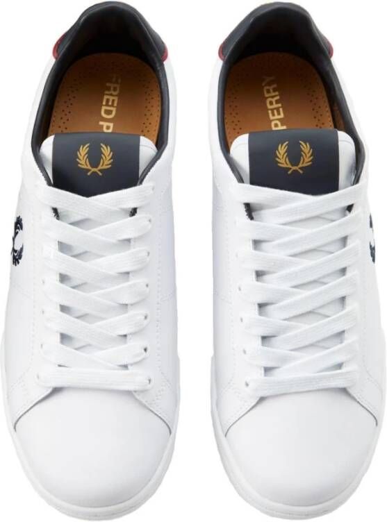 Fred Perry Klassieke leren tennisschoenen Wit Heren