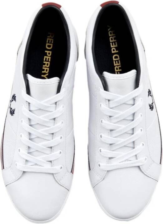 Fred Perry Heren Baseline Perf Sneakers Wit Unisex