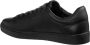 Fred Perry Leren Vetersluiting Stijlvolle Sneakers Black Heren - Thumbnail 4