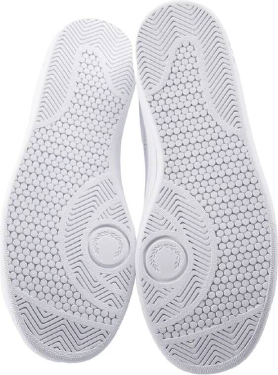 Fred Perry Witte Leren Tennisschoenen White Heren