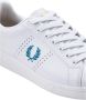 Fred Perry Witte Leren Tennissneakers White Heren - Thumbnail 3