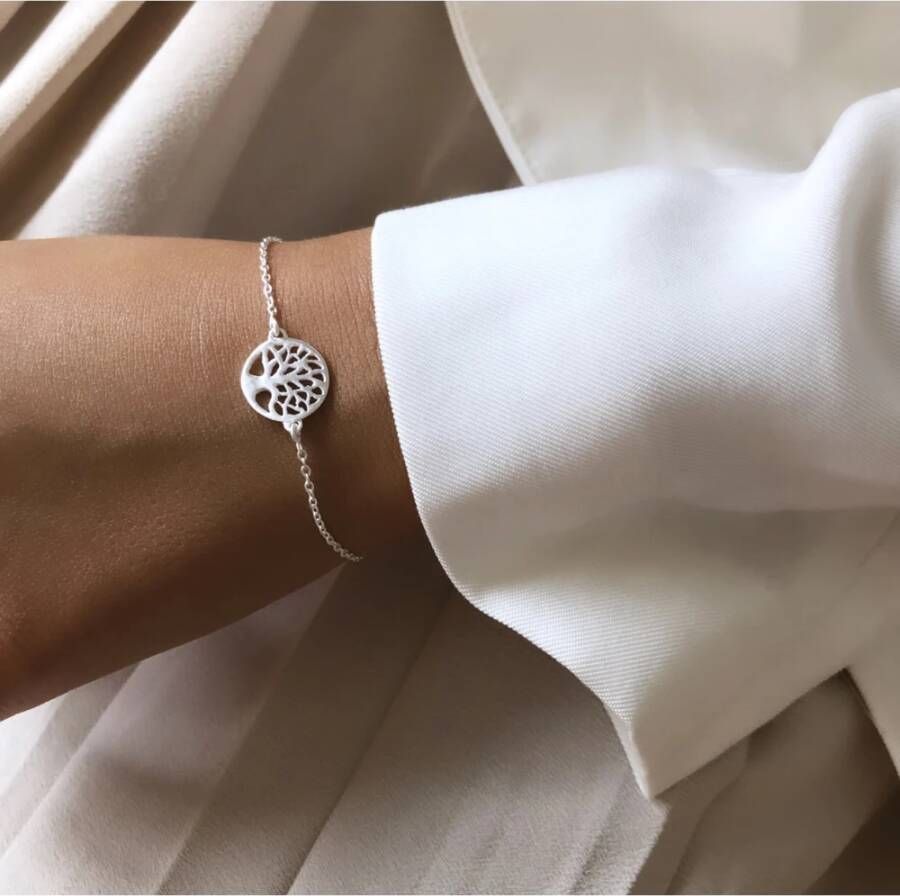 Frk. Lisberg Zilveren Armband met Levensboom