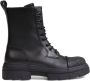 Furla Army Boot Dames Collectie Leer Black Dames - Thumbnail 18