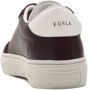 Furla Bordeaux Leren Sneakers Rubberen Zool Veters Red Dames - Thumbnail 12