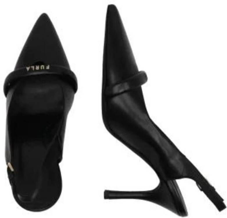 Furla Core Slingback Hakken Lente Zomer Collectie Black Dames