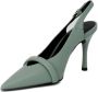 Furla Core Slingback Hakken Schoenen Lente Zomer Collectie Green Dames - Thumbnail 9