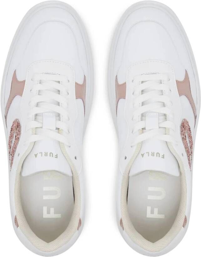 Furla Glitter Lace-Up Sneakers