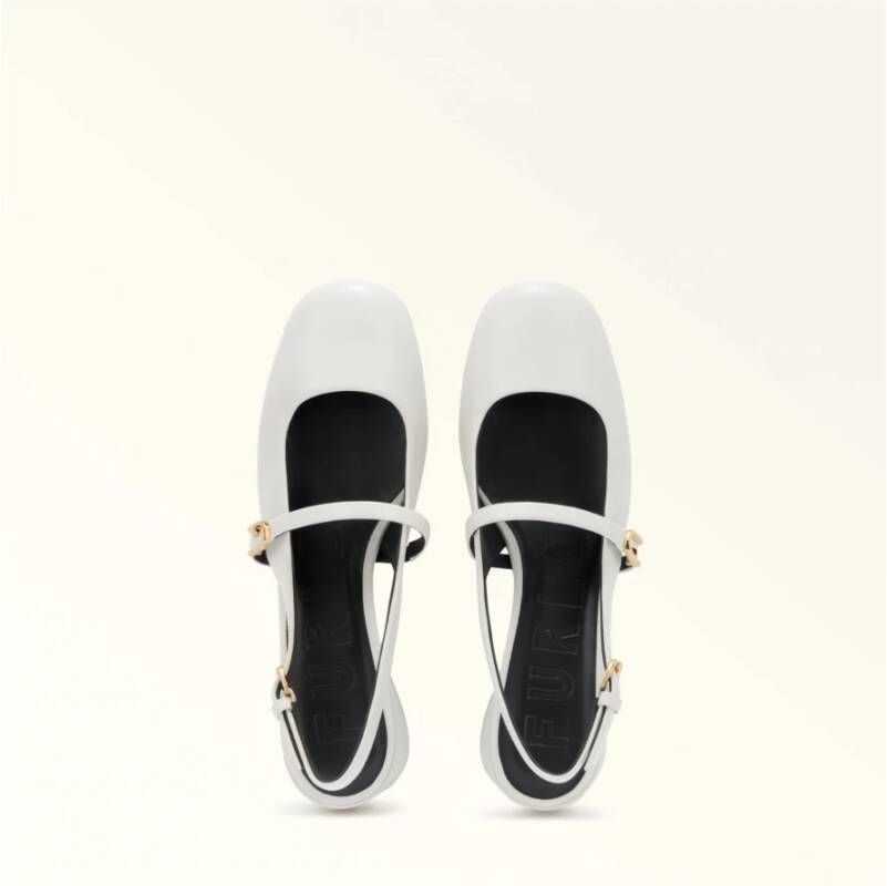 Furla Marshmallow Leren Mary Jane Schoenen