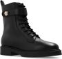 Furla Army Boot Herfst Winter Collectie Leer Black Dames - Thumbnail 10