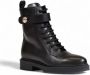 Furla Army Boot Herfst Winter Collectie Leer Black Dames - Thumbnail 14