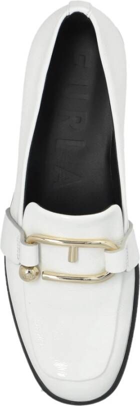 Furla Schoenen Novola type loafers White Dames