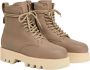 Furla Casual Grijze Leren Enkellaarzen Gray Dames - Thumbnail 2