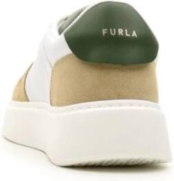 Furla Witte Lage Sportieve Sneakers Yh61Spt Multicolor Dames