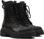 Furla Army Boot Dames Collectie Leer Black Dames - Thumbnail 20