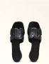 Furla Zwarte platte schoenen met logodecoratie - Thumbnail 2