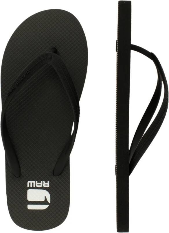 G-Star 2-Tone Flipflop met verhoogd RAW-ontwerp Zwart Heren