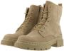 G-Star RAW Kafey Hgh Lace Nub W Veterboots Laarzen Met Veters Dames Taupe - Thumbnail 9