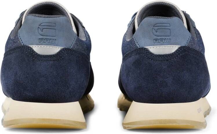 G-Star Denim Lage Sneaker met Sportieve Accenten Blauw Heren