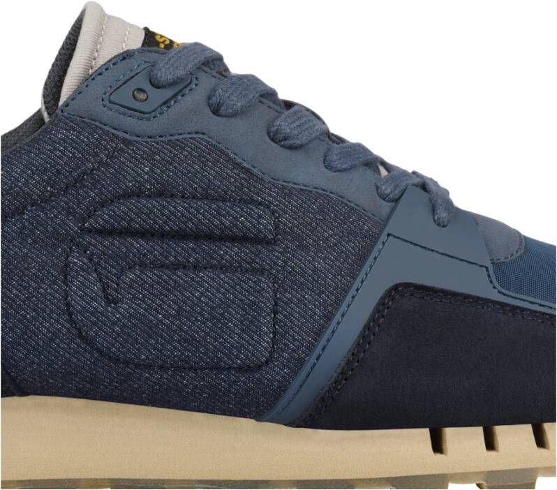 G-Star Denim Lage Sneaker met Sportieve Accenten Blauw Heren