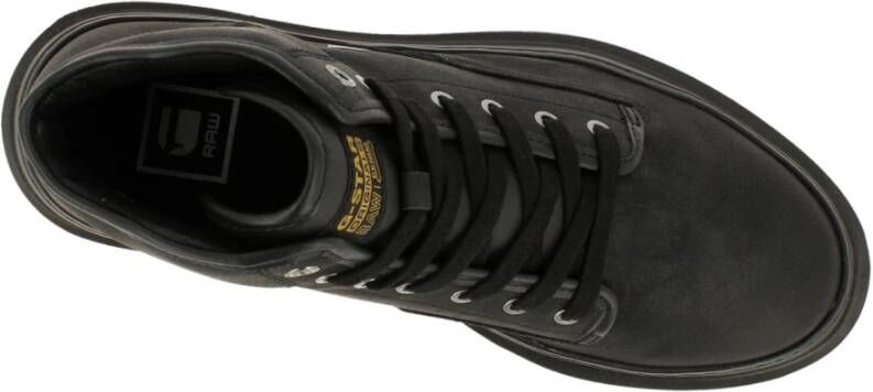 G-Star Heren Dexter Mid Nubuck Enkellaars Zwart Heren