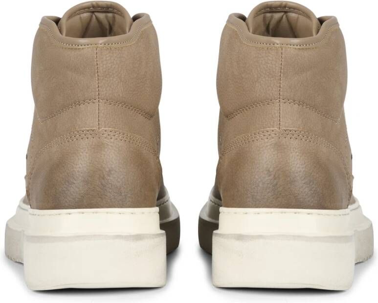 G-Star Heren Dexter Mid Nubuck Leren Sneaker Beige Heren