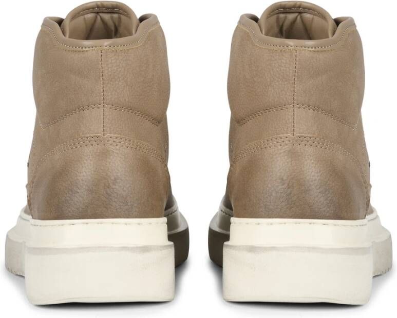 G-Star Heren Dexter Mid Nubuck Leren Sneaker Beige Heren