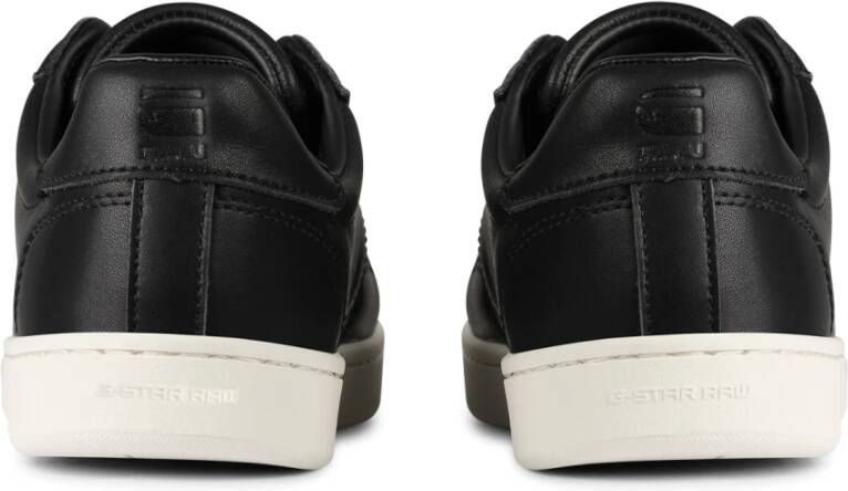 G-Star Klassieke Lage Leren Sneaker Zwart Dames