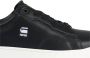 G-Star G STAR RAW Cadet Leather Dames Sneakers Sportschoenen Schoenen Zwart 2141 002510 BLK - Thumbnail 12