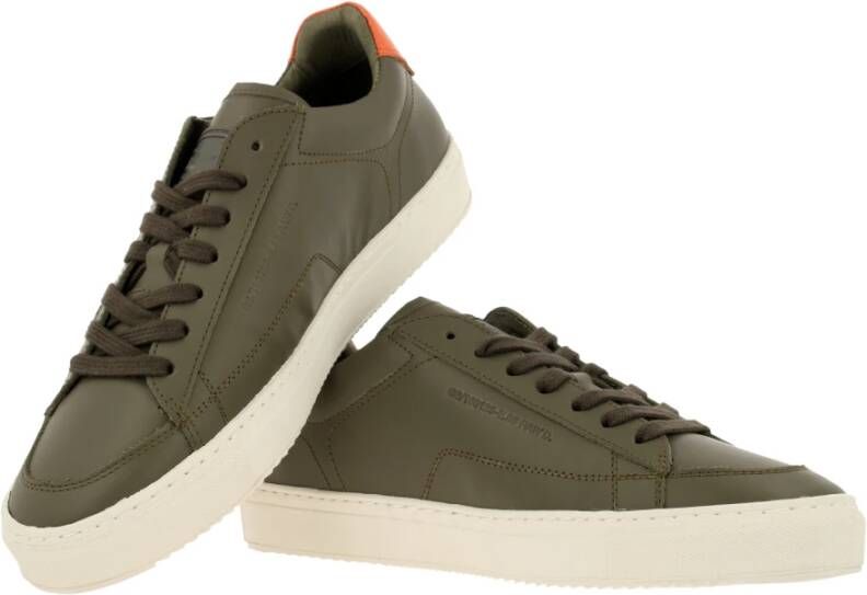 G-Star Klassieke lage sneaker met logo-patch Groen Heren