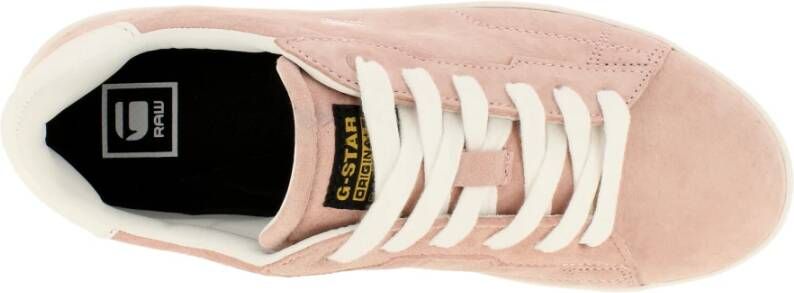 G-Star Klassieke Lage Suede Sneaker Roze Dames