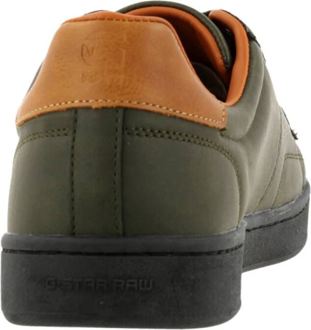 G-Star Laaggesneden Cadet Sneaker met Platte Veters Groen Heren