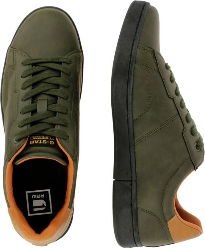 G-Star Laaggesneden Cadet Sneaker met Platte Veters Groen Heren