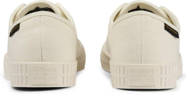 G-Star Lage Sneaker Geïnspireerd door Herenschoenen uit de Jaren 30 Wit Heren