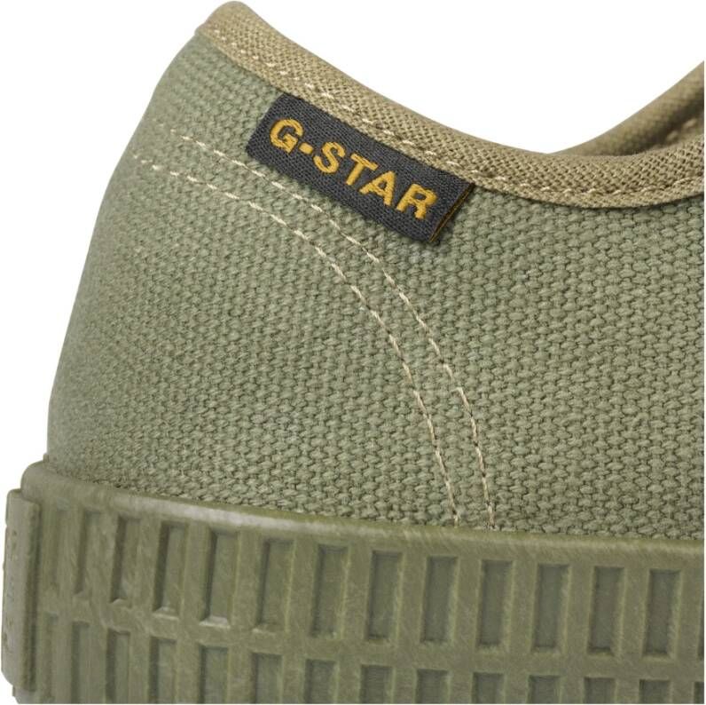 G-Star Lage Sneaker Geïnspireerd door Sportschoenen uit de Jaren 30 Groen Dames