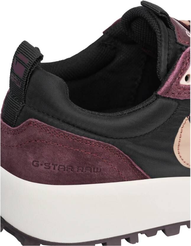 G-Star Lage Sneaker Theq RUN LGO NYL W Bruin Dames