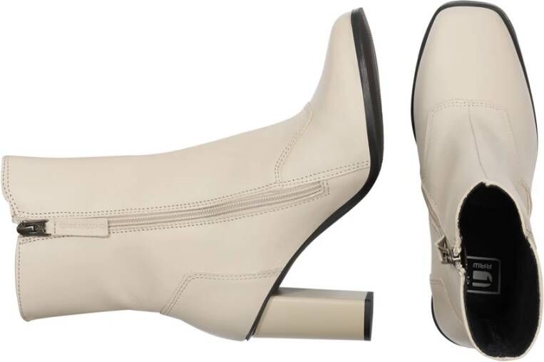 G-Star Leren Enkellaars met Elegante Details Beige Dames