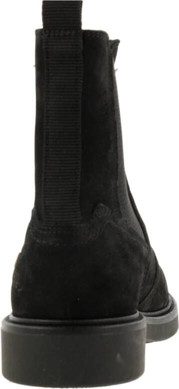 G-Star Luxe Chelsea Boot van Tumbled Leer Zwart Dames