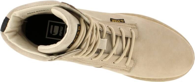 G-Star Moderne Enkellaars met Nubuck en Stijlvolle Details Beige Heren