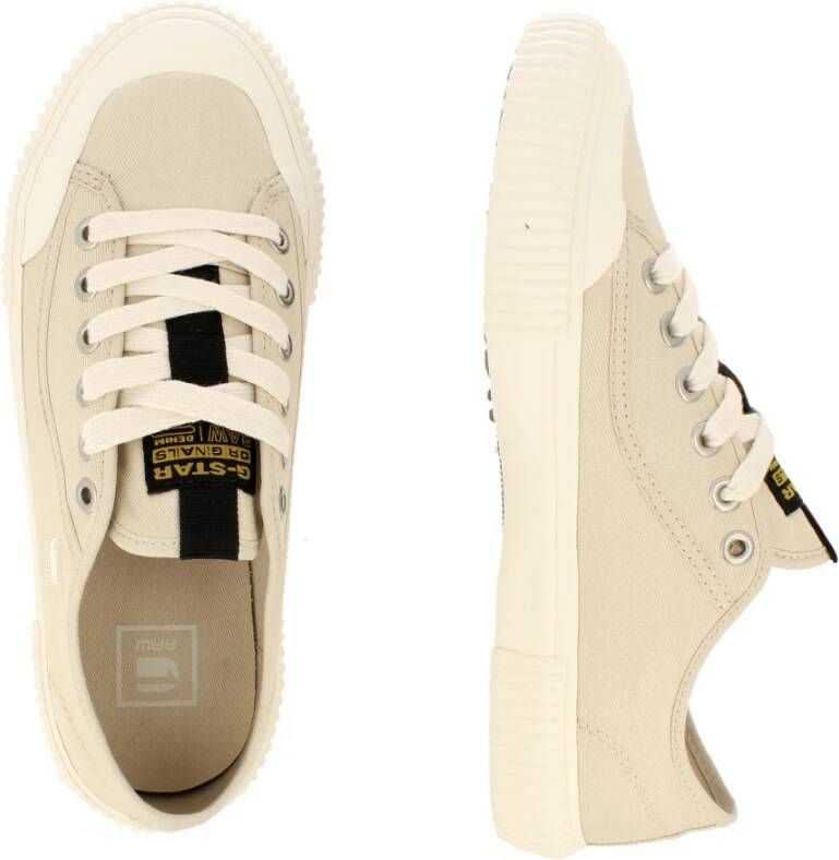 G-Star Moderne Lage Canvas Sneakers Beige Dames