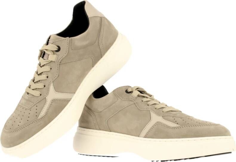 G-Star Stijlvolle Low Lash Nub Sneaker Beige Heren