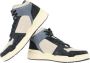 G-Star Raw ATTACC Mid Blocked Heren Leren sneakers 2242 040716 NVY-OFWHT - Thumbnail 9