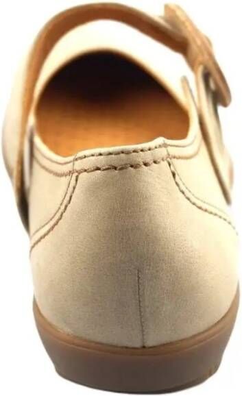 Gabor Taupe Ballerina's voor Vrouwen Beige Dames