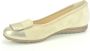 Gabor Stijlvolle Beige + Goud Ballerina`s Beige Dames - Thumbnail 3