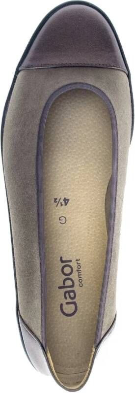 Gabor Ballerina's in ledercombinatie Multicolor Dames