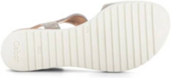 Gabor Beige Damesandalen Stijlvol en Comfortabel