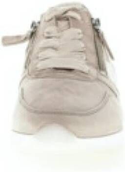 Gabor Beige damessneaker moderne stijl