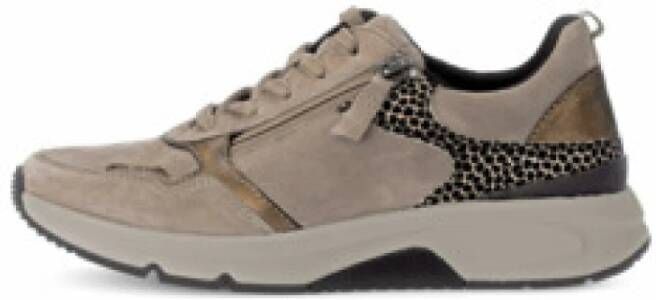 Gabor Beige damessneaker moderne stijl