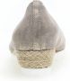 Gabor Beige-gouden metallic leren ballerina flats Yellow Dames - Thumbnail 6