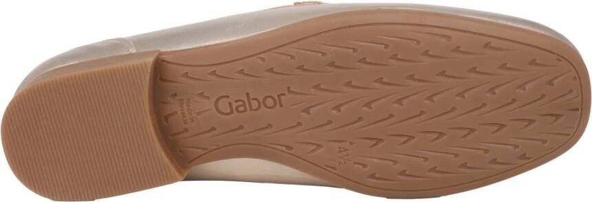 Gabor Beige Lak Dames Loafer