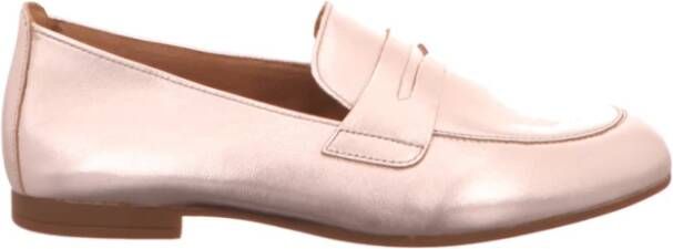 Gabor Beige Leren Pantoffel Beige Dames